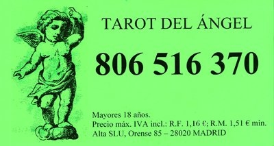***tarot del ángel*** 806 516 370 ***