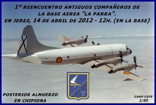 1º reencuentro antiguos compañeros de la base aerea la parra