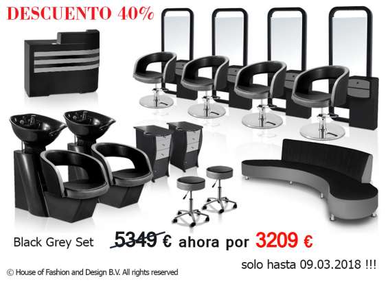 Muebles de salón de tonos grises en estilo moderno!