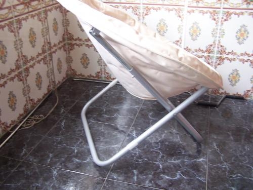 Silla redonda plegable