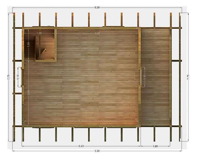 Casa de madera modelo cervino 144m2 en Ciudad real - Casas en venta