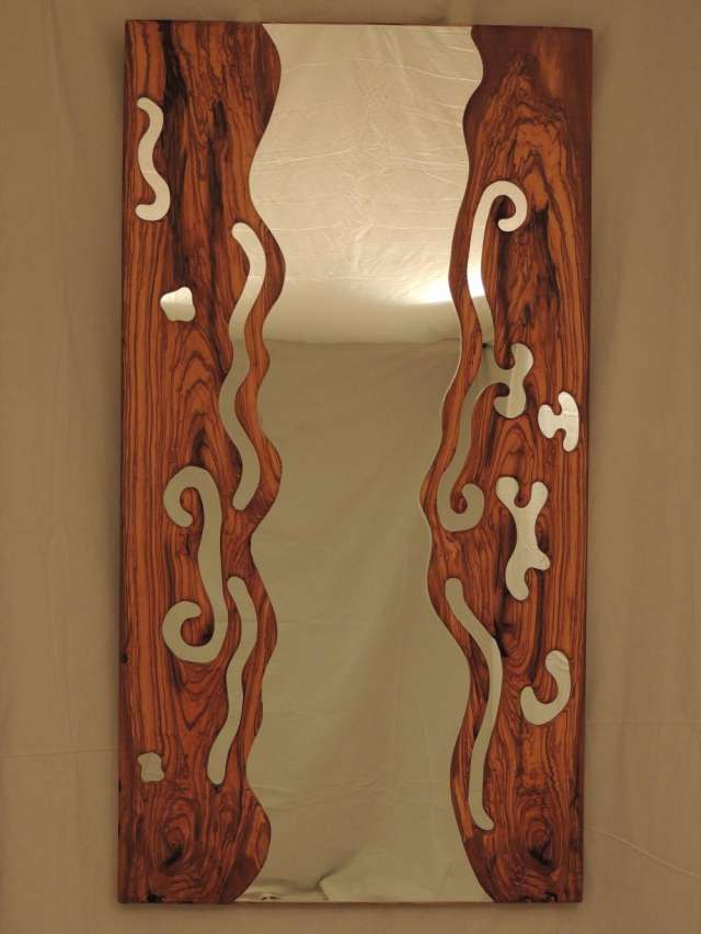 Espejo tallado en madera de olivo (arcos)