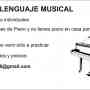 Clases de Piano y Lenguaje Musical