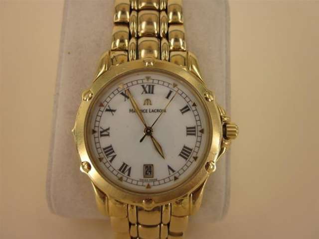 reloj de oro maurice lacroix