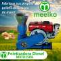 Peletizadora Meelko 150 mm 8 hp DIESEL para concentrados balanceados 80-130 kg/h - MKFD150