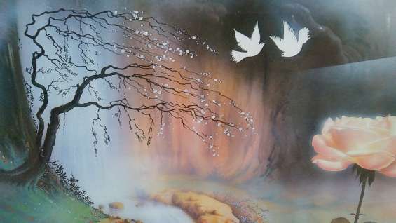 Cuadro apaisado motivo romántico en Arcos de la Frontera - Decoración y